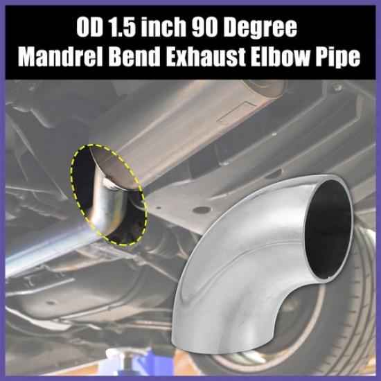 OD 1.5" 90 Degree Mandrel Bend Elbow Stainless Steel Bend Exhaust Tube