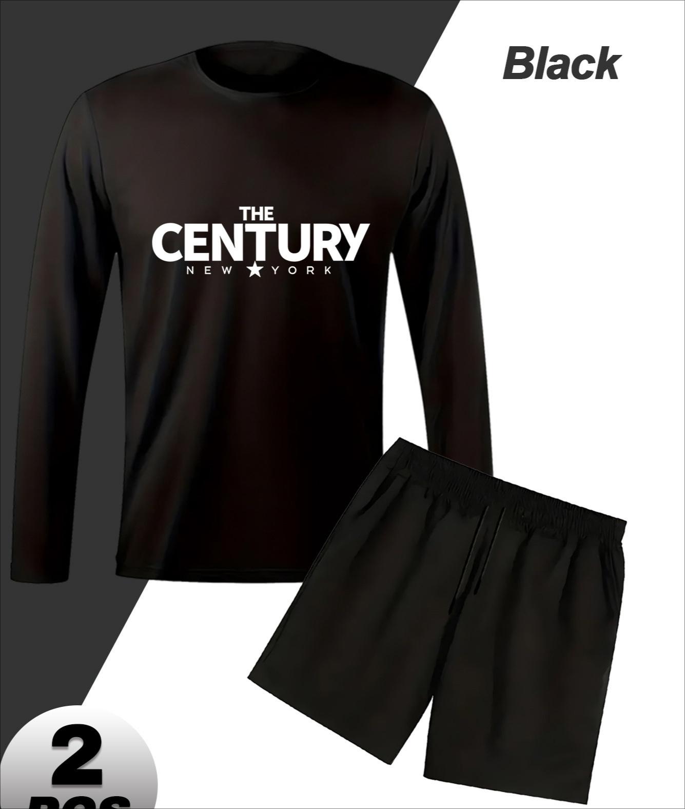 All-Match Long Sleeve Shorts Outfit, Stylish for Friend Gatherings S