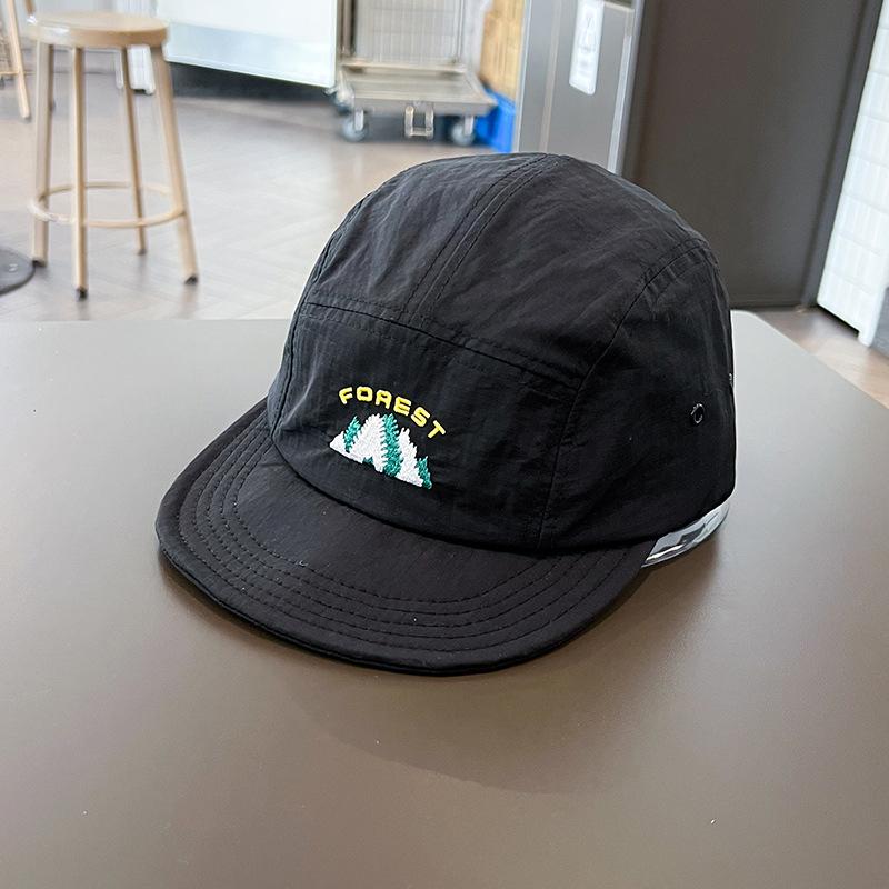 Ricygvm Summer Quick Dry Peaked Cap For Men Women Fashion Short Brim Baseball Hat Solid Color Duck Tongue Caps Outdoor Sun Visor