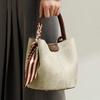 Simple Handheld Bucket Bag for Women's Spring New Fashionable Versatile Work Commuter Single Shoulder Crossbody Bag