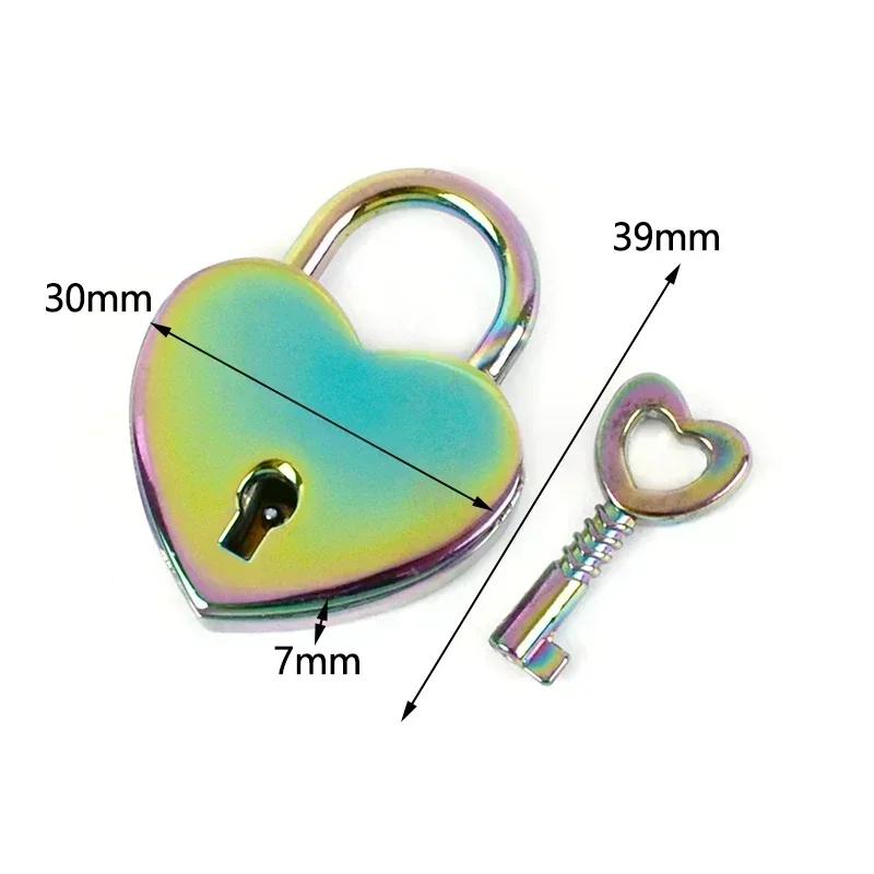 Meetee 2/5/8 Bucăți Cataramă Metalică Colorată cu Blocare pentru Geantă de Mână Portofel Cutie de Monede Cataramă Padlock Decorativ Accesorii Hardware Înlocuibile pentru Genți