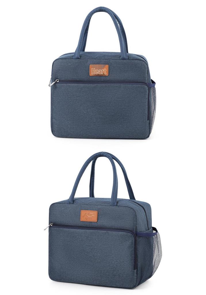 Japanese-Style Insulated Lunch Bag - Large Capacity, Waterproof Bento Bag for Students & Office Commutes