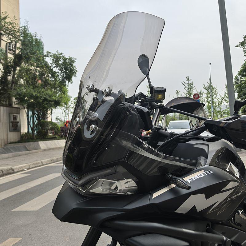 Enhanced Windshield Height & Width Modifications for CFMoto 700MT