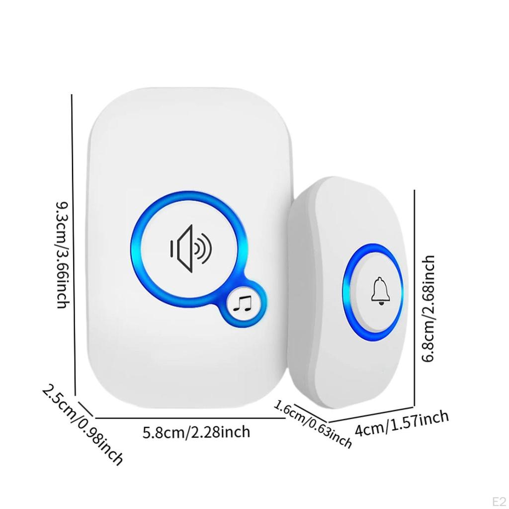 Wireless Doorbell Decoration Ornament for Business When Entering Office Shop