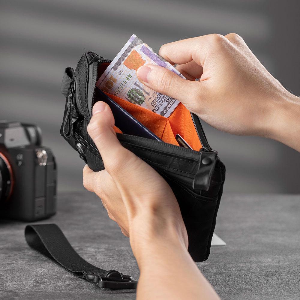 Multifunktionale Herren-Reisetasche: Geldbörse, Kartenhalter, Schlüsselanhänger und Führerscheinorganisator