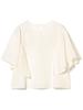 B:MING LIFE STORE by BEAMS Women's Cord Embroidered Blouse (Hand Washable) OFF_WHITE Size M