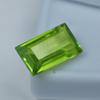 AA+ Quality 8.75 Ct NATURAL Loose Gemstone GREEN Peridot Baguette Cut