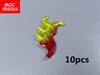 Non-Toxic Moc Bricks Flame Feather Fire 85959 6126 64647 Building Blocks Figure Diy Toys For Children Dolls Gifts