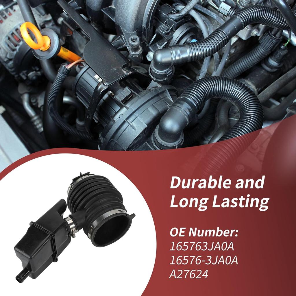Engine Air Intake Hose No.16576-3JA0A for Nissan Murano 2015-2024 3.5L V6 for Nissan Pathfinder 2013-2016 for Infiniti QX60 2014-2016 3.5L V6 for