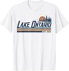 Lake Ontario EST 1656 Retro Stripe for Men Women T-Shirt