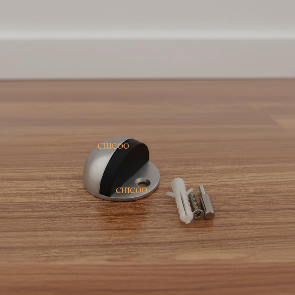 Zinc Alloy Modern Hotel Use DoorStops Sliding Glass Door Draft Stopper Shower Door Stop