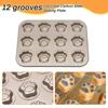 6/12 Cavity Cake Mold Non Stick Baking Mold Cute Biscuit Candy Mould  Kitchen Bakeware