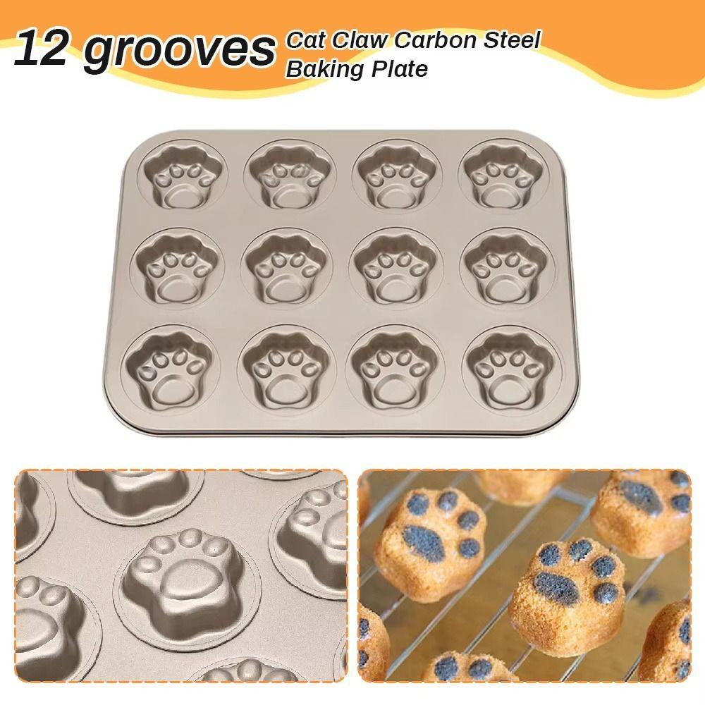 6/12 Cavity Cake Mold Non Stick Baking Mold Cute Biscuit Candy Mould  Kitchen Bakeware