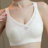 Rabbit Ear Lingerie for Women Thin and Breathable Gathered Bra Gathered Bra Double Breasted Bra No Steel Rims Plus Size Bra