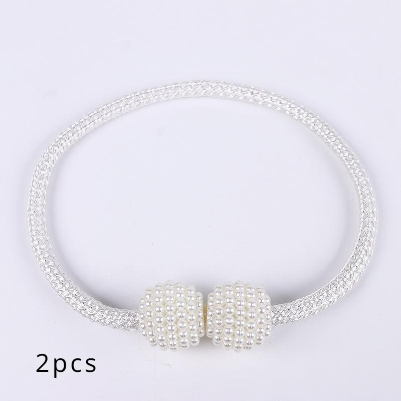 

Магнитные подхваты для штор Pearl Ball Шторы Веревки для крепления Держатели Не нужно устанавливать Зажим для подхвата Аксессуары для декора штор