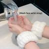 2pcs Face Wash Hand Wrist Strap Reusable Sweat Band Microfiber Towel Band Flexible Absorbent Wrist Strap Face Wash Comfortable