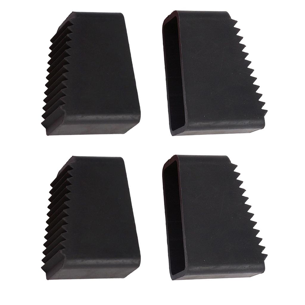 4Pcs Rubber Step Ladder Feet Cover Ladder Leg Cover Ladder Pads Rubber Foot Pad Foot Protector Replacement Accessories