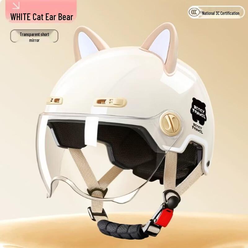 GUAIKEAI Women s Electric Scooter Half Helmet