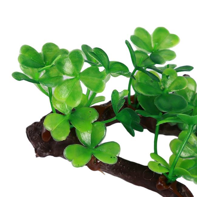 Plastic Tree Aquarium Underwater Plants Ficus Fish Tank Decorations Ornament