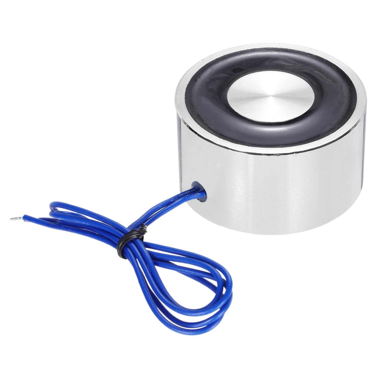 

uxcell DC12V 60KG Lift Holding Electromagnet Suction Disc Electric Lifting Magnet Solenoid чорний