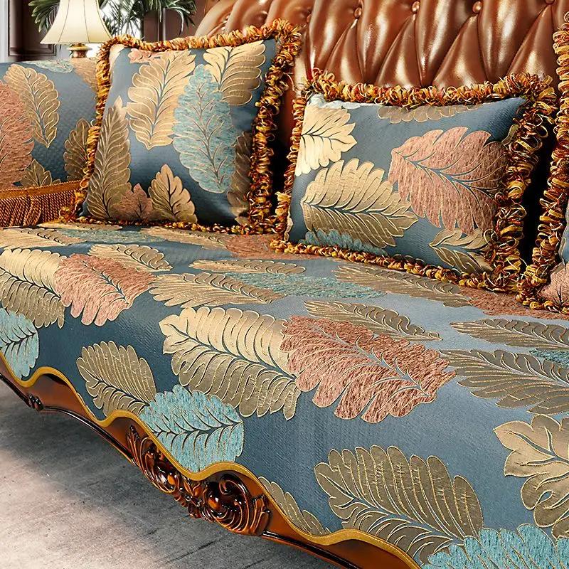 Европейский стиль Рельефная подушка для дивана Полотенце для спинки Четырехсезонное — фото 8