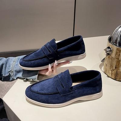 Mocasines de primavera para mujer, sin cordones, de diseñador, estilo británico, retro, transpirables, cómodos, 2024