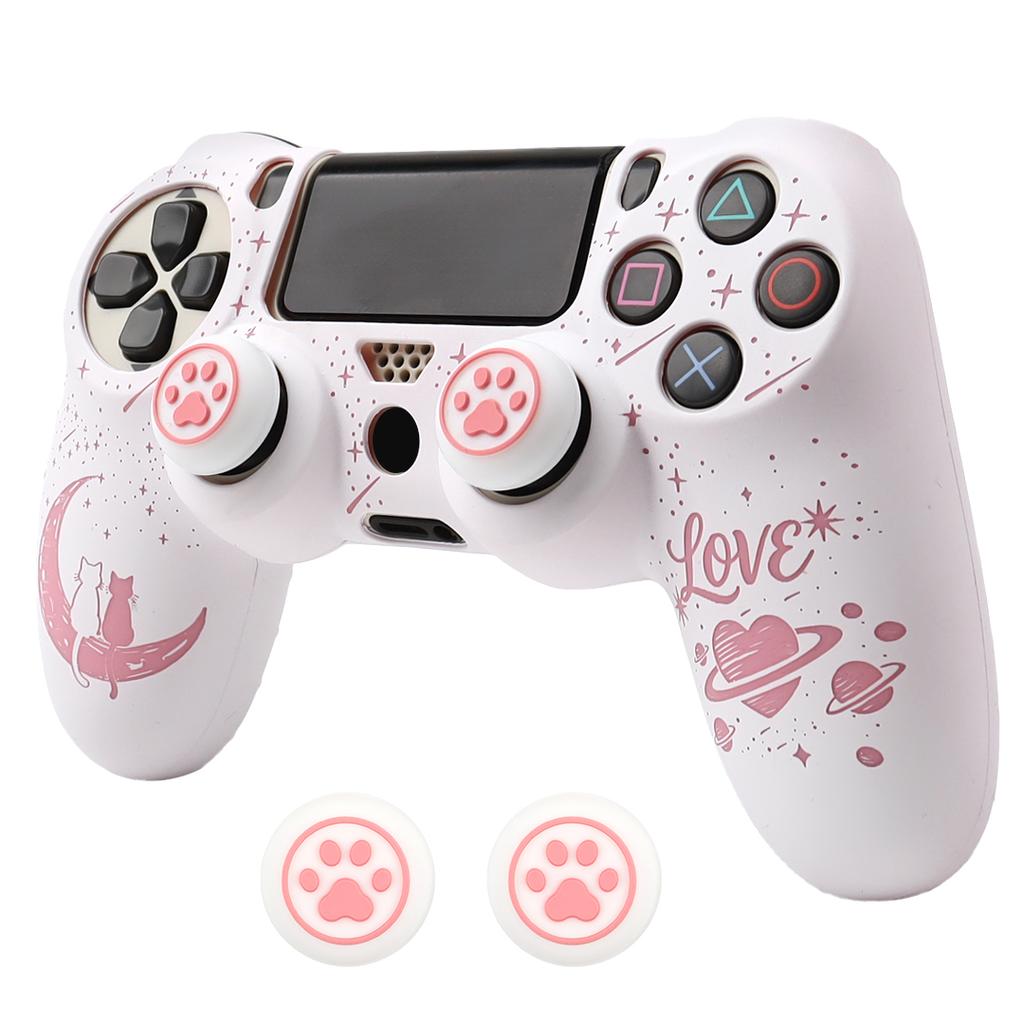 Soft Silicone Control Shell Skin for Playstation 4 Console Controller Case Gamepad Cover Housing for PS4 Slim Pro Joystick Case