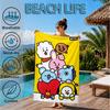 K-pop cartoon Friends Beach Towel, Microfiber Beach Towel, Perfect For Pool, Beach, Travel, Home Decor Beach Party Fan gifts