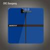 Baolan Round Smart Glass Body Scale - Electronic Health Weight Scale for Adults