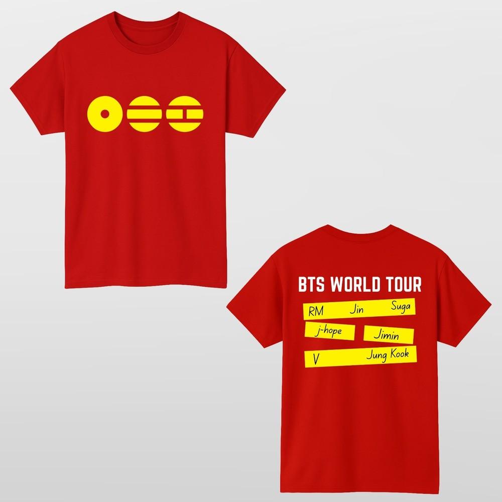 BTS 2026 Tour TShirt Music Fan Concert Gift Unisex Tee Army Fan Top S