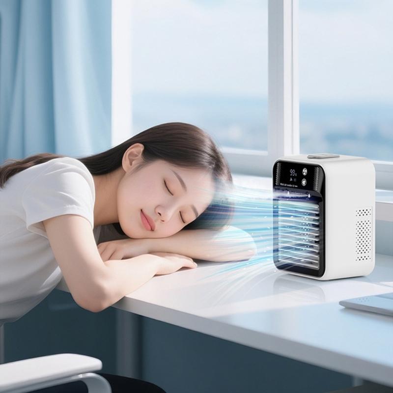 Portable Air Conditioner Air Cooling Fan Conditioning Mini Conditioner With 2 Speed For Outdoor Bedroom Indoor Outdoor