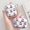 Fruit Cherry Case For Airpods 4 Pro 2 Pro3 3 1 Pro2 Clear Earphone Cases Cover