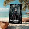 Ultra-Soft Beach Towel with Sherlock Holmes Theme,Ideal for Pool - Camping, Diving - Perfect Travel Essential, Vibrant Beach Towel.