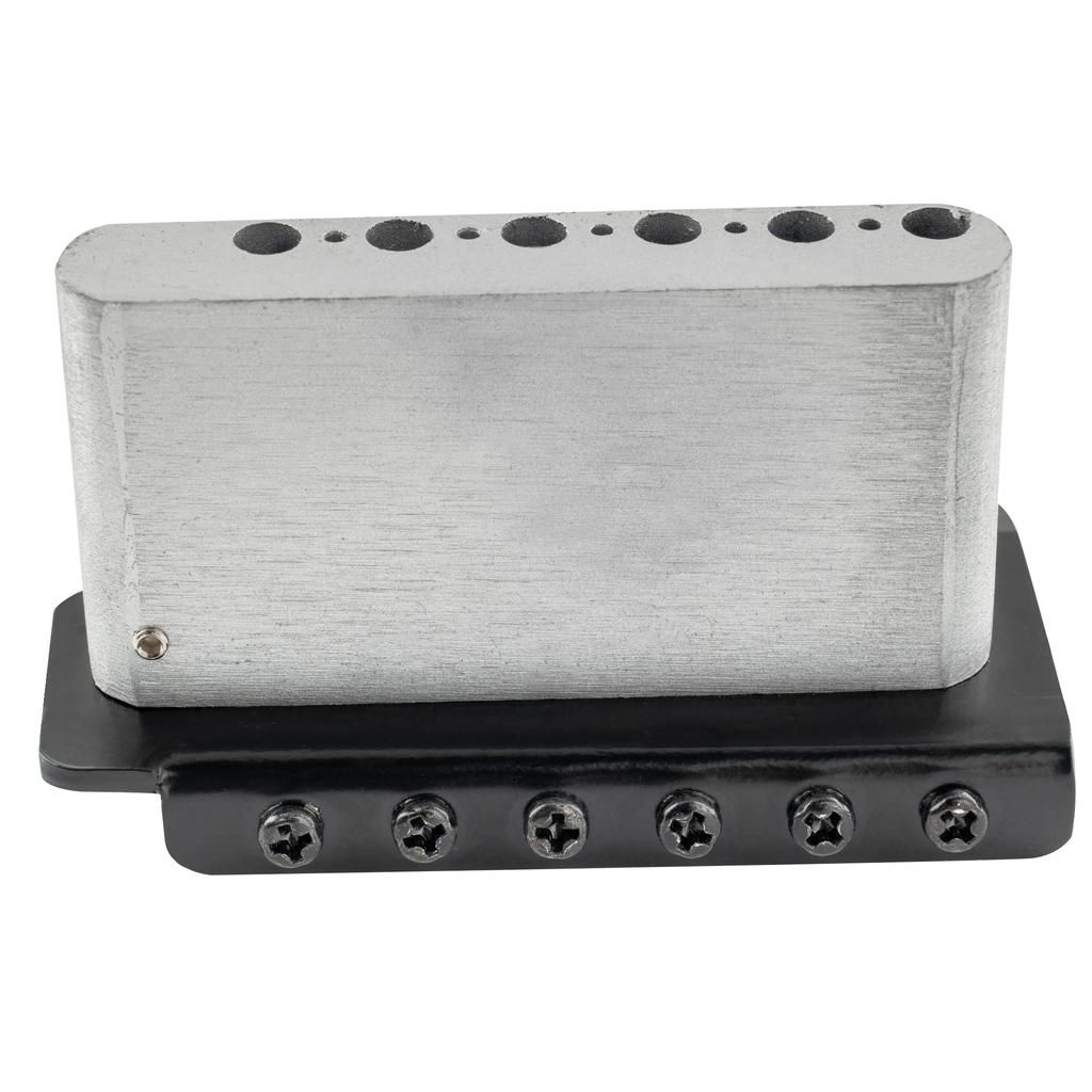 Wilkinson M Series 10.5mm String Pitch Modern Style Tremolo Bridge with 6-Point Fastenings and a 36mm Block for Strat Electric Guitars, Black