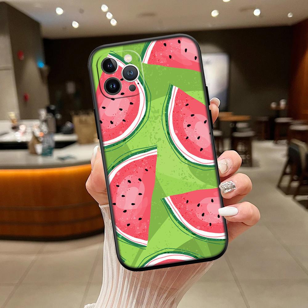 RA8 Cartoon-Frucht Wassermelone Handyhülle für Samsung Galaxy S20 S21 S22 Ultra FE + Plus A21S A22 A24 A25 A26 A30 A30S A31