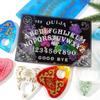 Jewelry Making Epoxy Silicone DIY Gothic Planchette Mould Resin Casting Mold Clay Tools Ouija Board