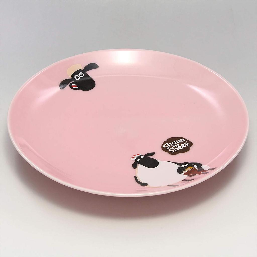 Aito "Shaun the Sheep" Plate, Timmy & Mummy, Approx. 17cm, Mino Ware, Made In Japan, 245015