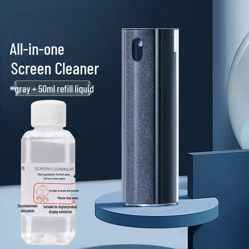 All-in-One Screen Cleaner: Spray and Wipe for Mobile, Laptop, LCD, TV, and Tablet