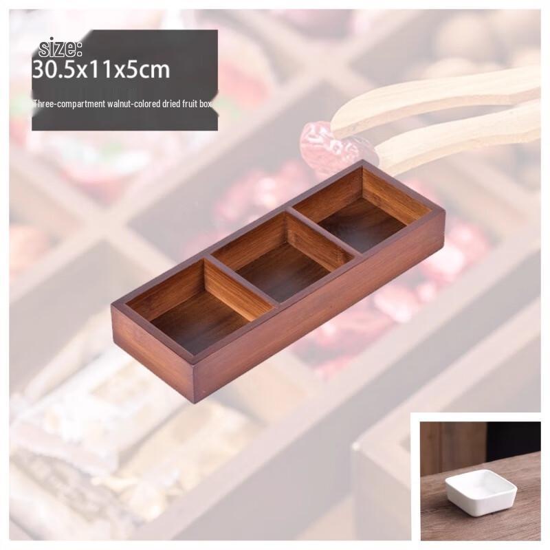 Multi-Compartment Snack Serving Tray Set