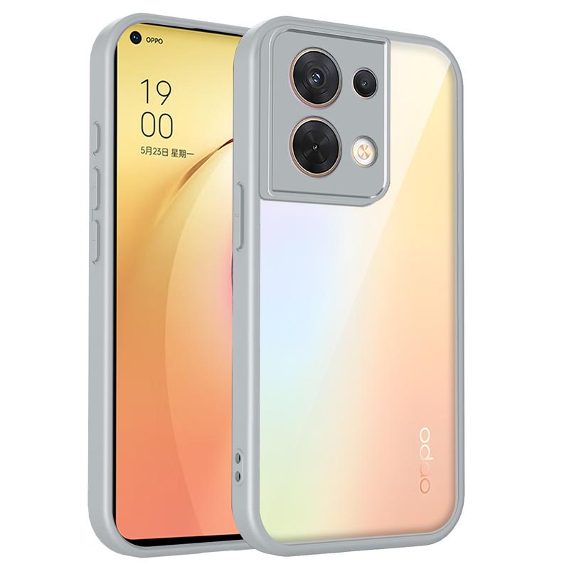 Oppo Reno8 5G CPH2359 Case Shockproof Silicone TPU Bumper Clear Back Hard Cover Matte Phone Case for Oppo Reno 8 Reno8 CPH2359