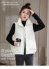 Down cotton vest women's autumn and winter new foreign versatile loose vest vest is popular this year