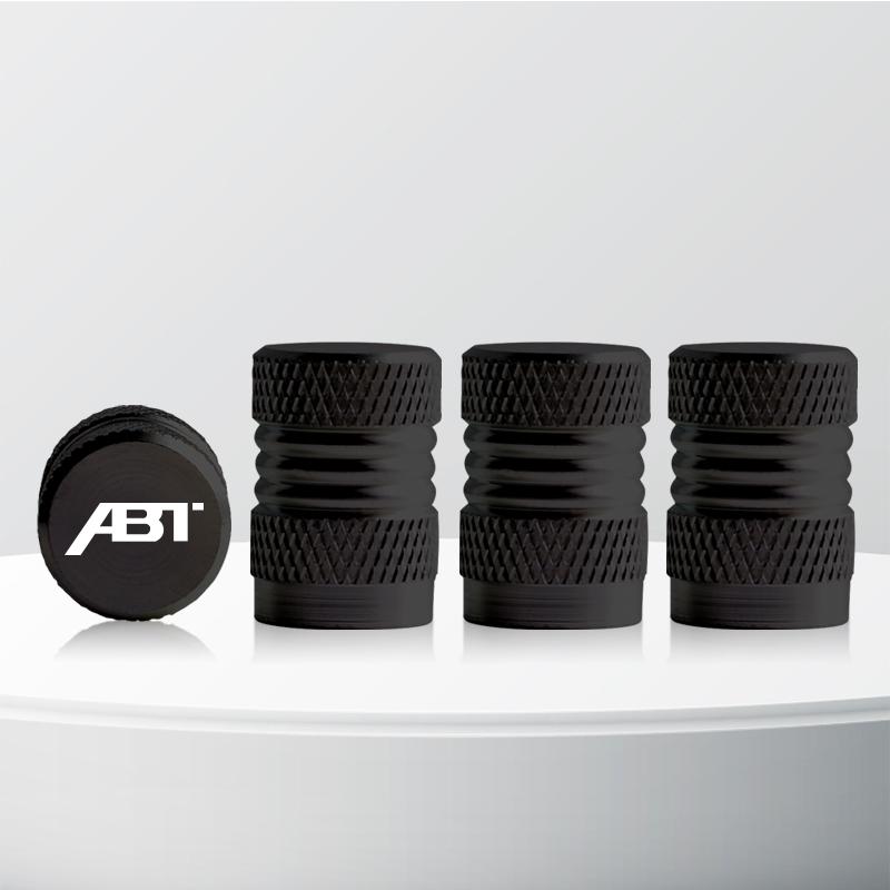 

Aluminum ABT Logo Car Wheel Tire Valve Stem Caps Tyre Valve Covers For Skoda Seat Cupra TTRS RS5 RS4 A4 A5 Q3 Q5 Golf Polo 4pcs