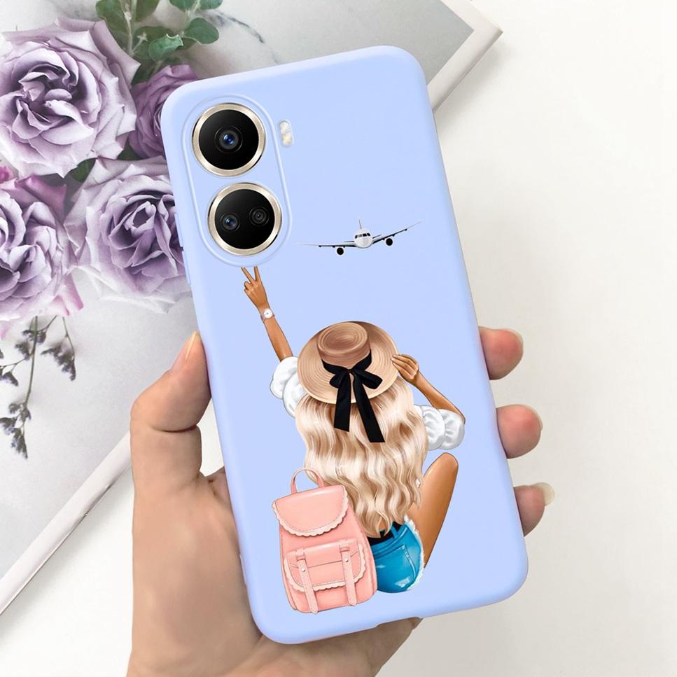 For Huawei Nova 10 SE 4G Case Fashion Cartoon Pattern Soft Silicone Cover For Huawei Nova 10SE BNE-LX1 Bumper Phone Case Funda