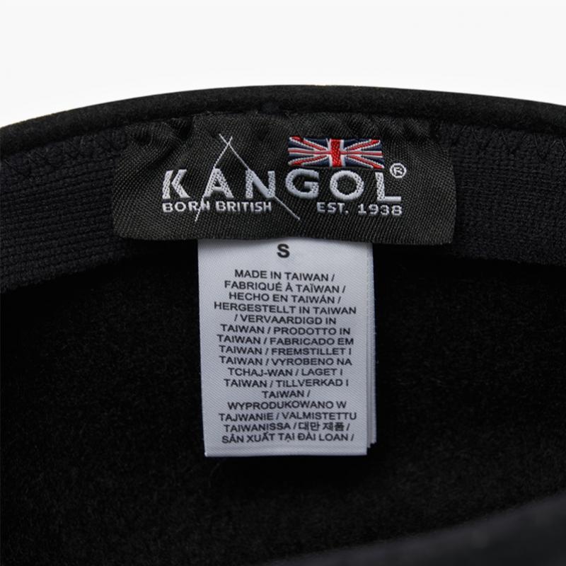 Kangol Wolle 504 Jagdkappe Schwarz 0258bc