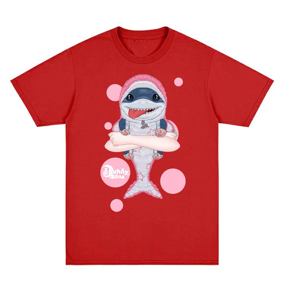 Jeff The Landshark Casual T-shirt Cotton High Quality Cartoon Print Fashion Tee-shirt Short Sleeve Casual Camisetas Tees Tops