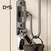 Wall Mount Motorcycle Helmet Rack 180 Degrees Rotation Heavy Duty Motorbike Bicycle Sports Helmet Display Holder Storage Hanger Stand