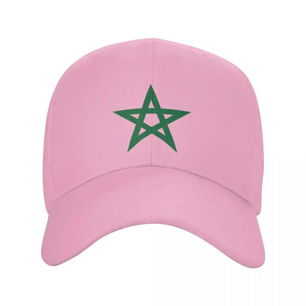 Morocco Flag Hats Unisex Women Sport Moroccan Hats Sun Caps Fishing Hat Adjustable Polyester Baseball Caps Washable