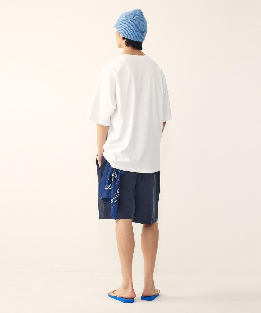 STUDIO TOMBOY [Men] Elastic Waist Half Pants_Navy 9156231186