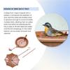 T02C!Hanging Bird Bath Hanging Bird Feeder Metal Bird Baths For Ourdoors Hanging Tray Bird Bath Tray Or Bird Water