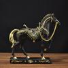 Resin Horse Ornament Desktop Horse Figurine Elegant Resin Running Horse Statue for Home Office Decor Miniature Pony Figurine